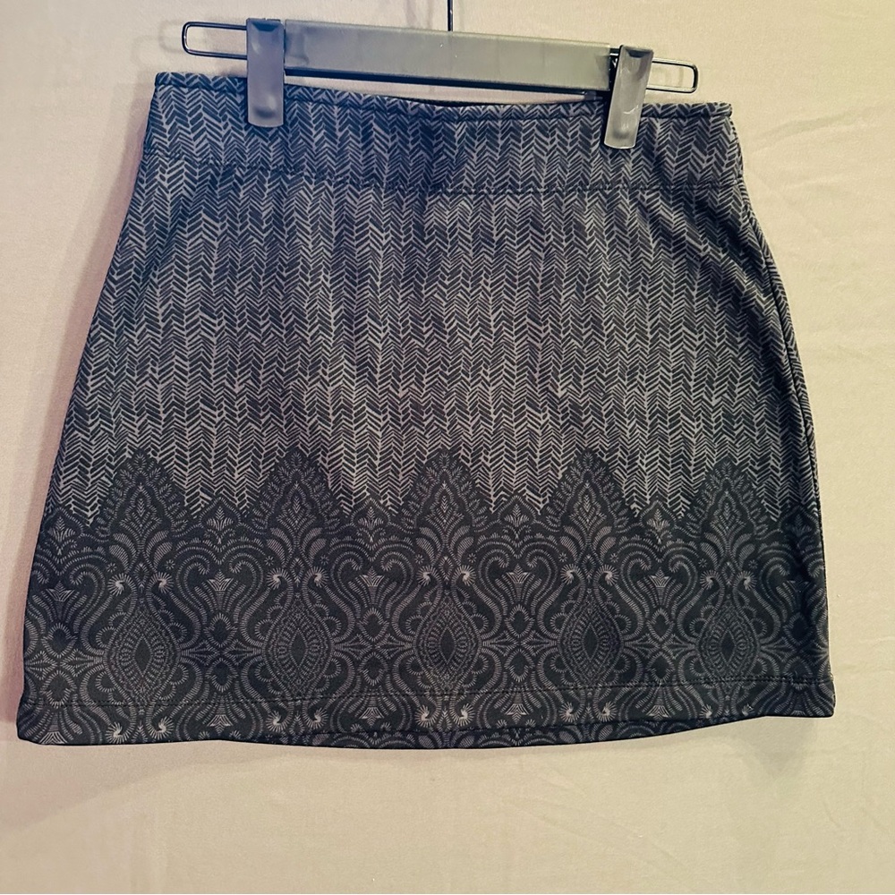 Athlete warm skirt XS black/gray, over leggings
